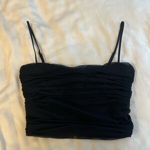 ARITZIA // MESH CORSET CROPTOP